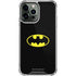 DC Comics Batman Movie 1989 Logo iPhone 14 Pro Max Clear Case