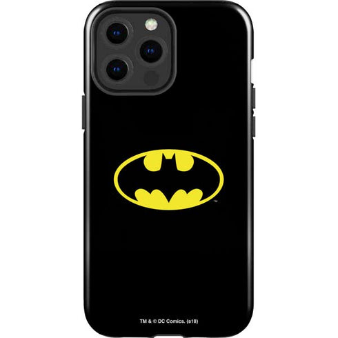 DC Comics Batman Movie 1989 Logo iPhone 14 Pro Max Impact Case