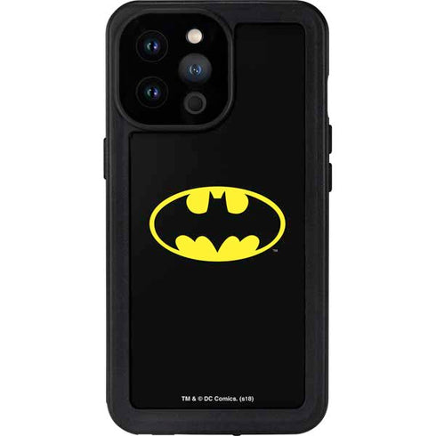 DC Comics Batman Movie 1989 Logo iPhone 14 Pro Max Waterproof Case