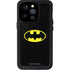 DC Comics Batman Movie 1989 Logo iPhone 14 Pro Waterproof Case