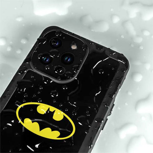 DC Comics Batman Movie 1989 Logo iPhone 14 Pro Waterproof Case