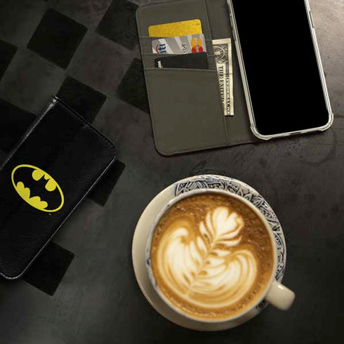 DC Comics Batman Movie 1989 Logo iPhone 15 Plus Folio Case
