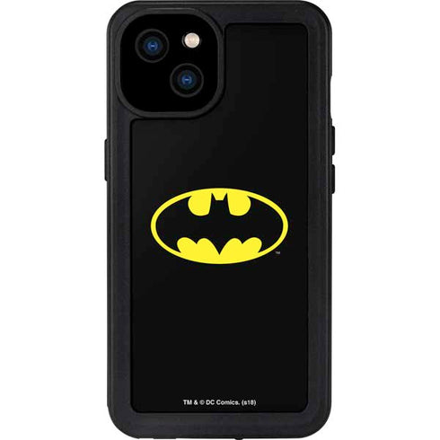 DC Comics Batman Movie 1989 Logo iPhone 15 Plus Waterproof Case