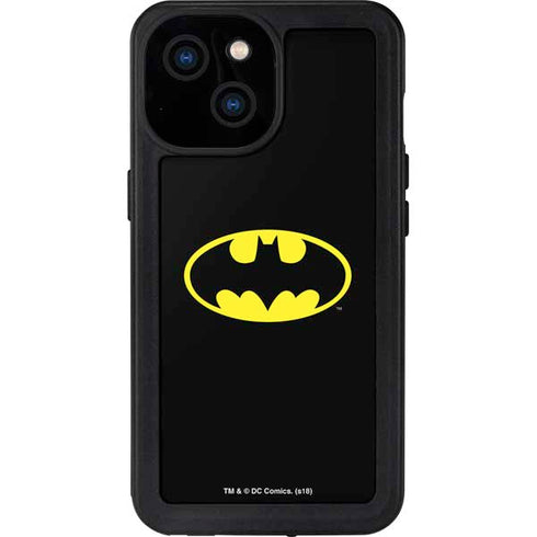 DC Comics Batman Movie 1989 Logo iPhone 15 Waterproof Case