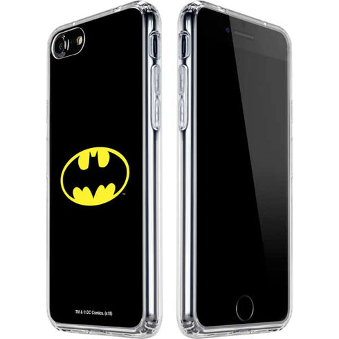 DC Comics Batman Movie 1989 Logo iPhone SE (2nd & 3rd Gen) Clear Case