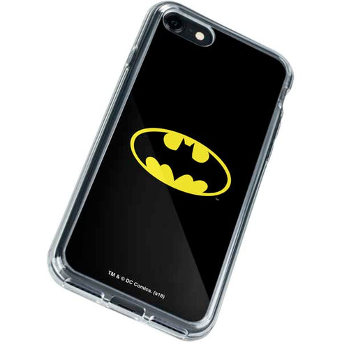 DC Comics Batman Movie 1989 Logo iPhone SE (2nd & 3rd Gen) Clear Case