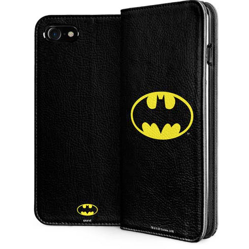 DC Comics Batman Movie 1989 Logo iPhone SE (2nd & 3rd Gen) Folio Case