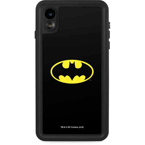 DC Comics Batman Movie 1989 Logo iPhone XR Waterproof Case