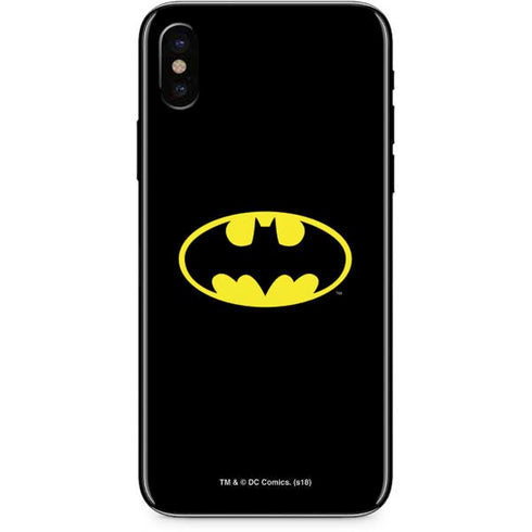 DC Comics Batman Movie 1989 Logo iPhone XS Max Skin