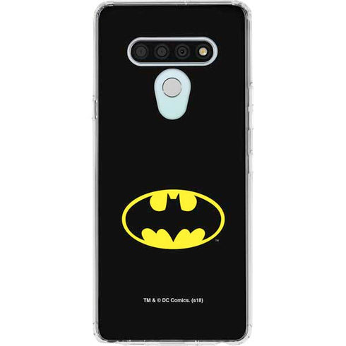 DC Comics Batman Movie 1989 Logo LG Stylo 6 Clear Case