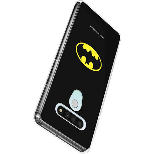 DC Comics Batman Movie 1989 Logo LG Stylo 6 Clear Case