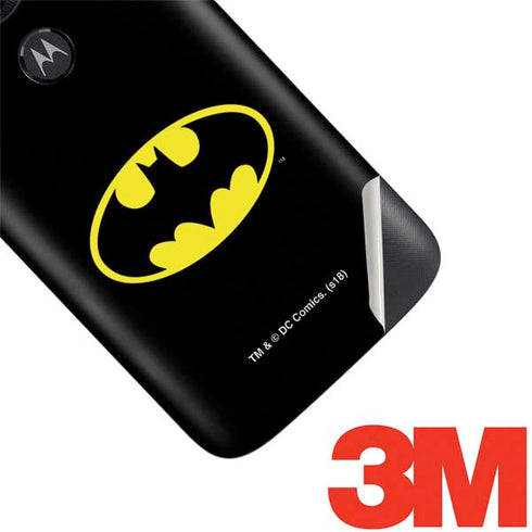 DC Comics Batman Movie 1989 Logo Moto E5 Play Skin