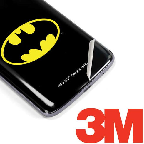 DC Comics Batman Movie 1989 Logo Moto E5 Plus Skin