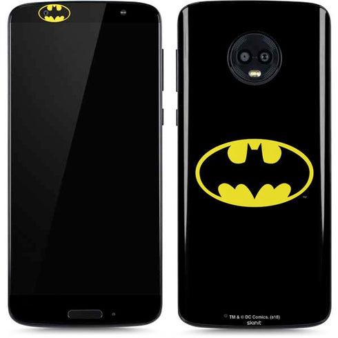 DC Comics Batman Movie 1989 Logo Moto G6 Skin