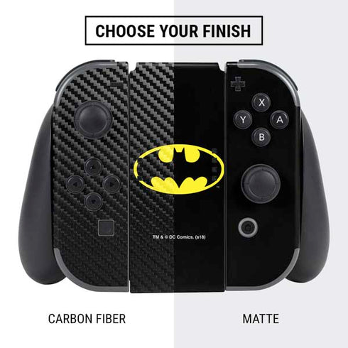 DC Comics Batman Movie 1989 Logo Nintendo Switch Bundle Skin