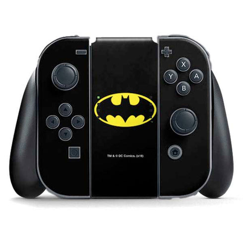 DC Comics Batman Movie 1989 Logo Nintendo Switch (2017-2021) Joy-Con Controller Skin