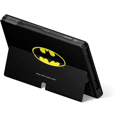 DC Comics Batman Movie 1989 Logo Nintendo Switch OLED (2021) Skin