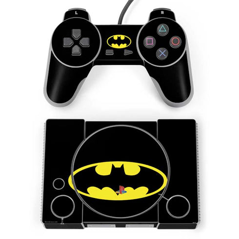 DC Comics Batman Movie 1989 Logo PlayStation Classic Bundle Skin