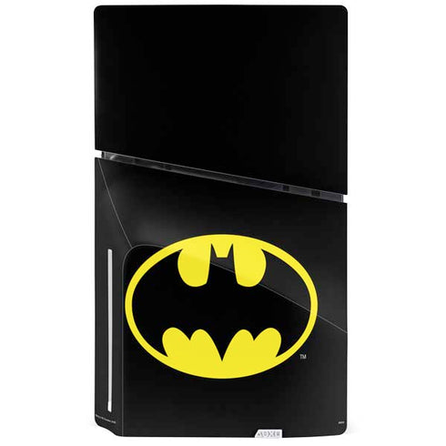 DC Comics Batman Movie 1989 Logo PS5 Slim Disk Console Skin