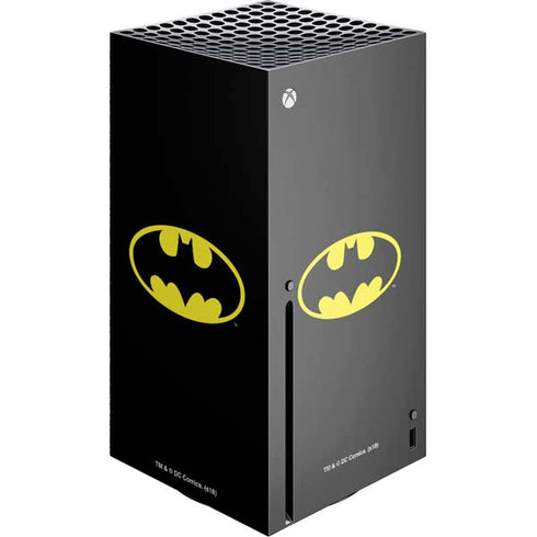 DC Comics Batman Movie 1989 Logo Xbox Series X Console Skin