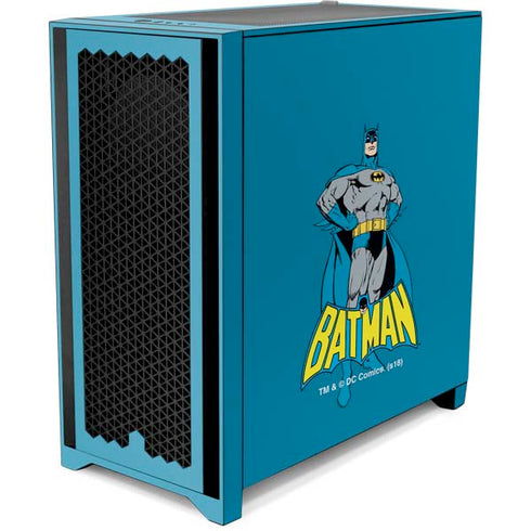 DC Comics Batman Classic Art Pose Corsair 4000D Tempered Glass Mid-Tower ATX Case Skin