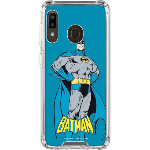 DC Comics Batman Classic Art Pose Galaxy A30 Clear Case