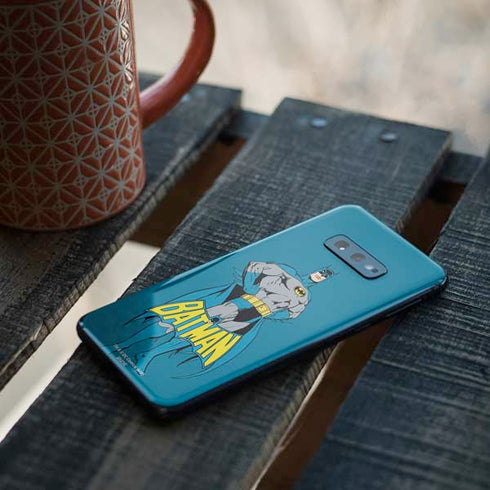 DC Comics Batman Classic Art Pose Galaxy S10e Skin