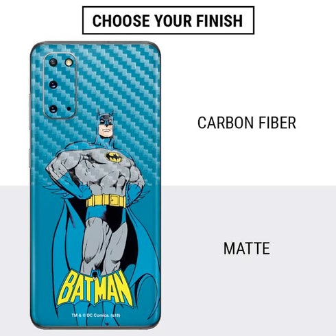 DC Comics Batman Classic Art Pose Galaxy S20 Skin
