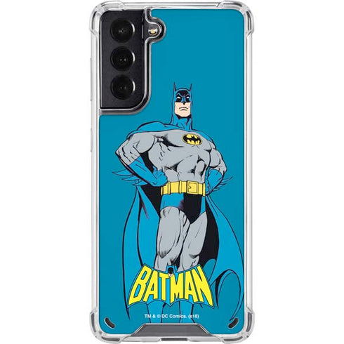 DC Comics Batman Classic Art Pose Galaxy S21 5G Clear Case