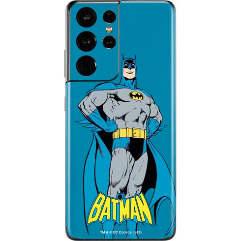 DC Comics Batman Classic Art Pose Galaxy S21 Ultra 5G Skin
