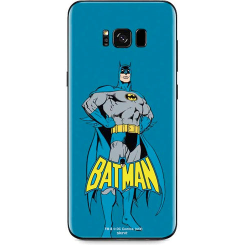 DC Comics Batman Classic Art Pose Galaxy S8 Plus Skin