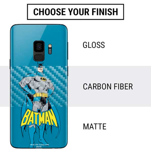 DC Comics Batman Classic Art Pose Galaxy S9 Skin