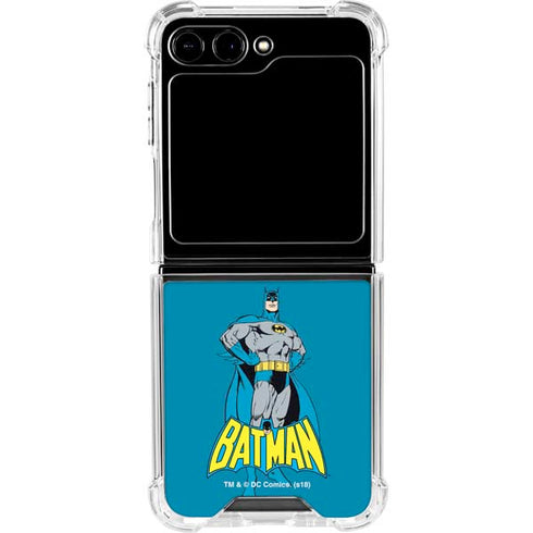 DC Comics Batman Portrait Galaxy Z Flip5 5G Clear Case