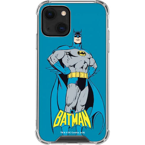 DC Comics Batman Classic Art Pose iPhone 14 Plus Clear Case