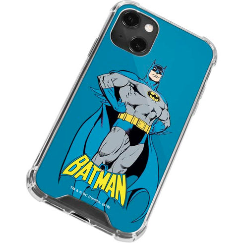 DC Comics Batman Classic Art Pose iPhone 14 Plus Clear Case
