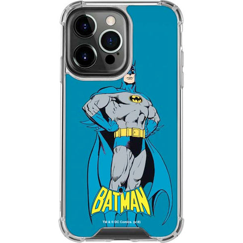 DC Comics Batman Portrait iPhone 15 Pro Clear Case