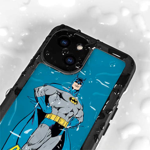 DC Comics Batman Portrait iPhone 15 Plus Waterproof Case