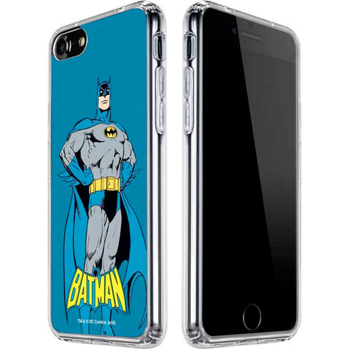 DC Comics Batman Classic Art Pose iPhone SE (2nd & 3rd Gen) Clear Case