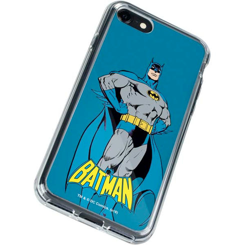 DC Comics Batman Classic Art Pose iPhone SE (2nd & 3rd Gen) Clear Case