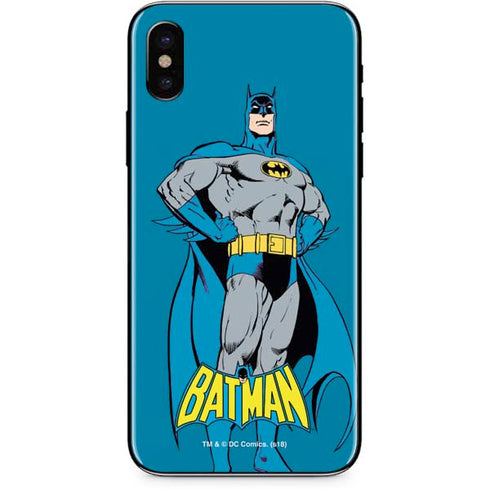 DC Comics Batman Classic Art Pose iPhone XS Skin