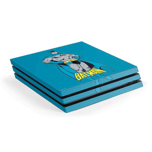 DC Comics Batman Classic Art Pose PS4 Pro Console Skin