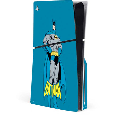 DC Comics Batman Portrait PS5 Slim Disk Console Skin