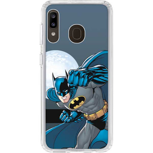 DC Comics Batman Action Pose 90's art Galaxy A20 Clear Case