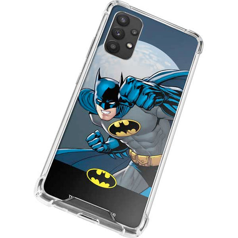 DC Comics Batman Action Pose 90's art Galaxy A32 5G Clear Case