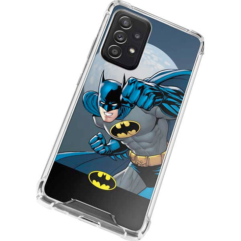 DC Comics Batman Action Pose 90's art Galaxy A52 5G Clear Case