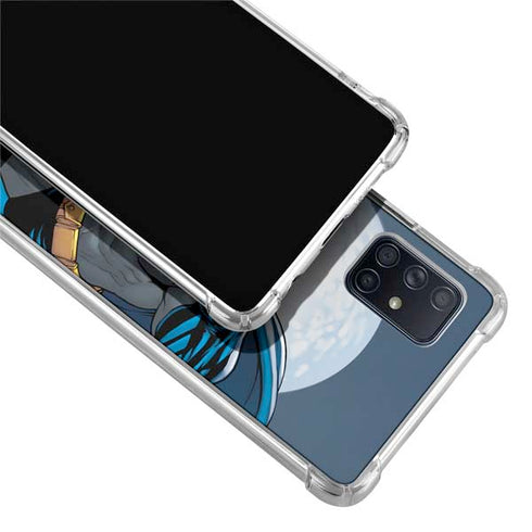 DC Comics Batman Action Pose 90's art Galaxy A71 5G Clear Case