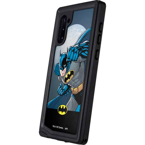 DC Comics Batman Action Pose 90's art Galaxy Note 10 Waterproof Case