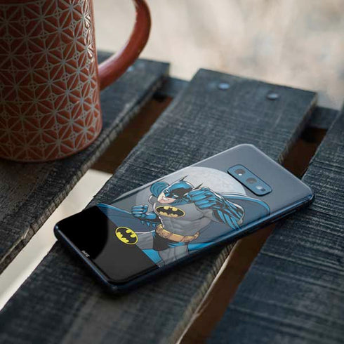 DC Comics Batman Action Pose 90's art Galaxy S10e Skin