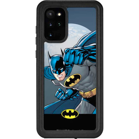 DC Comics Batman Action Pose 90's art Galaxy S20 Plus Waterproof Case