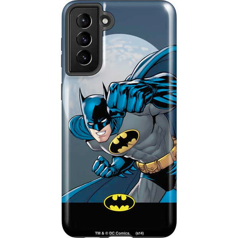 DC Comics Batman Action Pose 90's art Galaxy S21 FE Pro Case